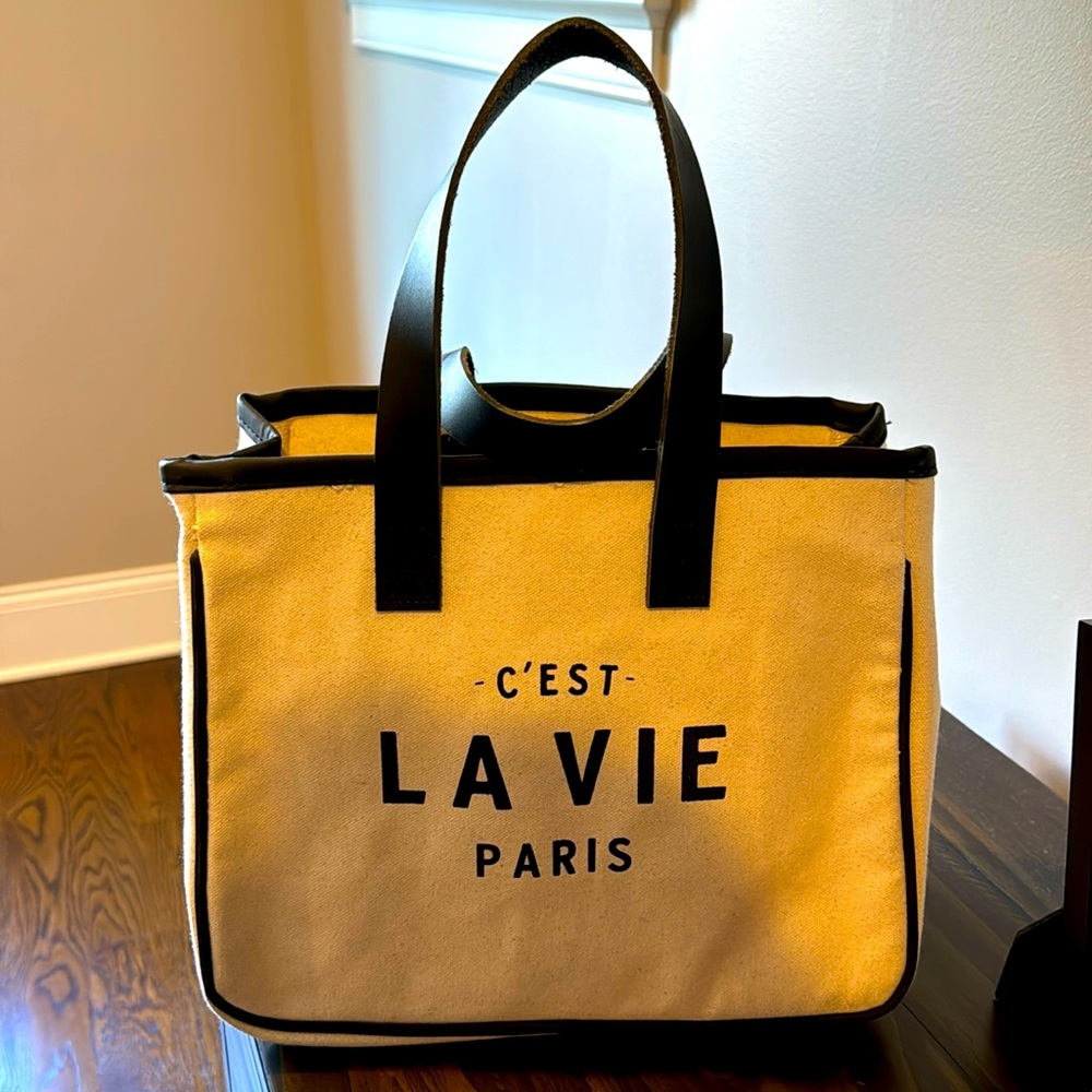 C’eat La Vie Paris Linen Tote